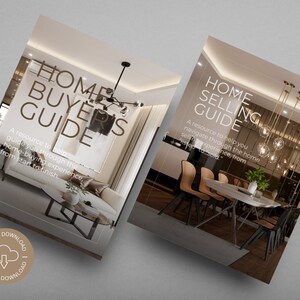 Real Estate Home Buyer and Seller Guide Bundle, Real Estate Template, Real Estate Buyer Packet, Seller Packet, Fall Presentation Book