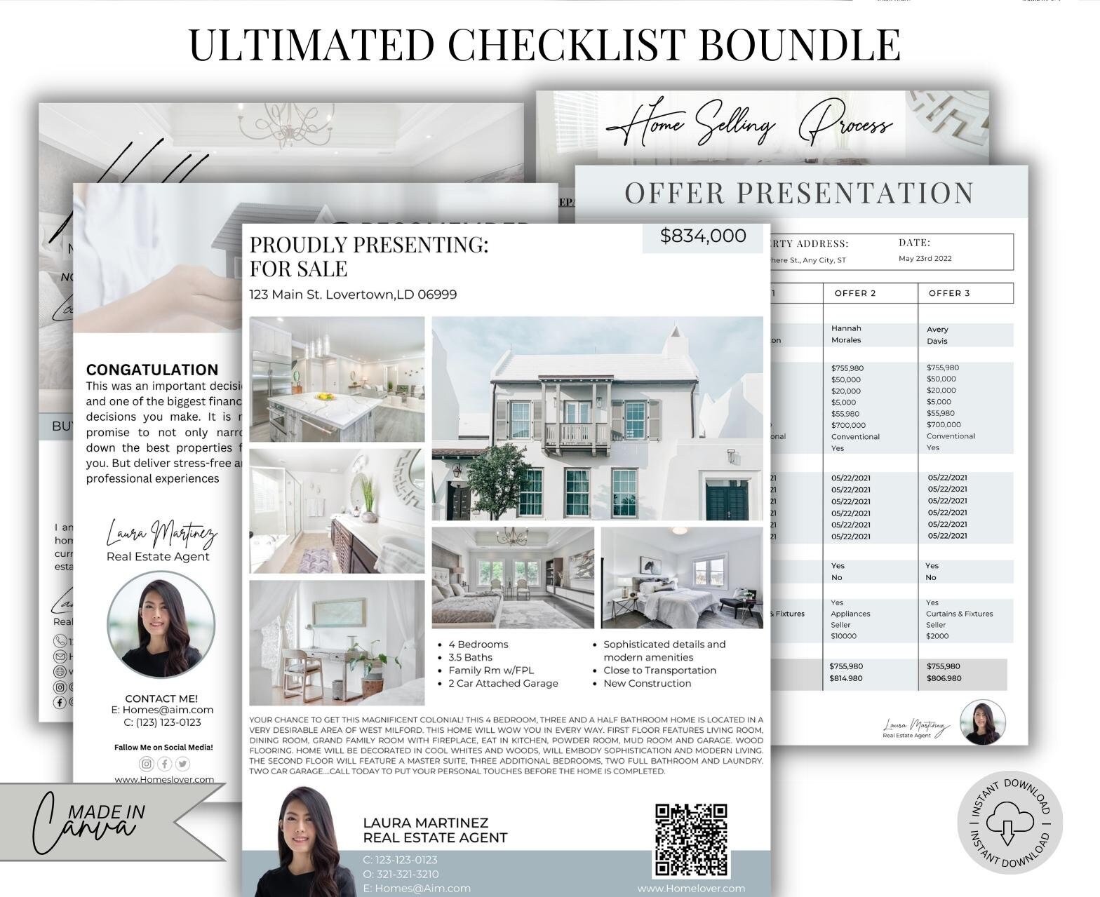 NEW Real Estate Agent Checklist Bundle Package Prep - Listing ...