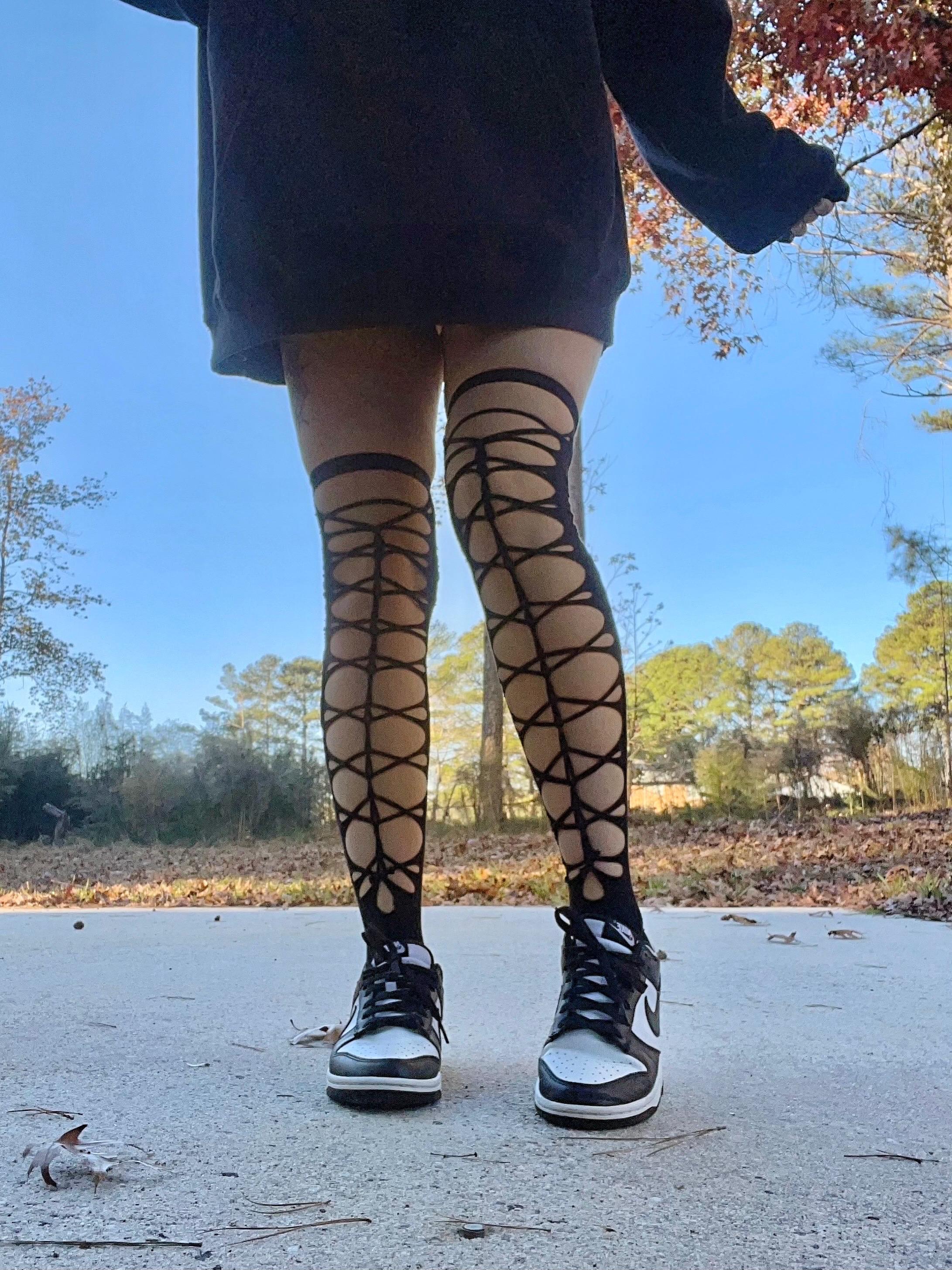 Thigh High Garter Socks