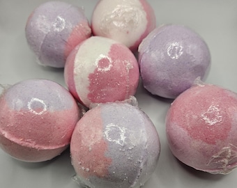 Bath bombs, foamy bath bombs, scented bath bombs, 4 pack