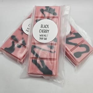 Schwarzkirsche Wachs Melt Snap Bar, Kokosnusswachs, Wachs Melts, Schwarzkirsche, Geschenke, Duft Melts