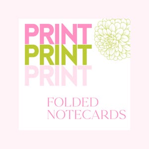 IMPRESSION - Toutes les cartes de correspondance pliées