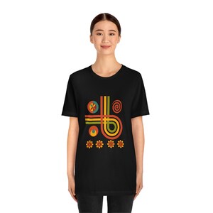 Unisex Retro T-Shirt Daisy Shirt 60s Top Short Sleeve Tee, Free Shipping!