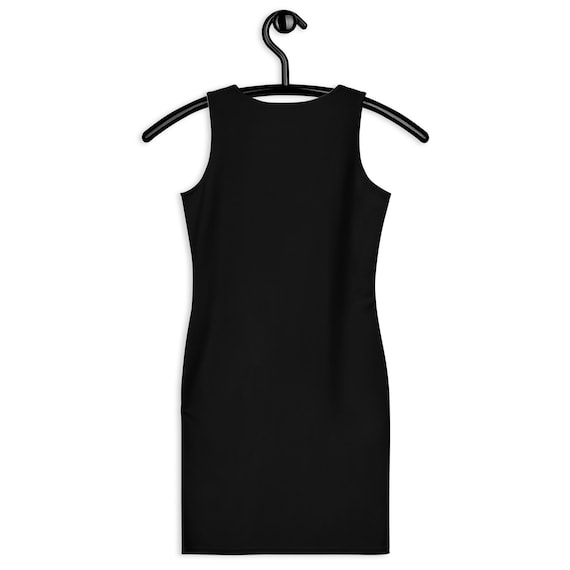 Black Turquoise Jewelry Design Necklace Dress Form-Fitting Tunic