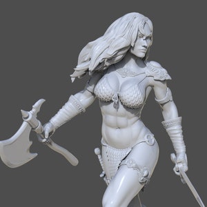Red Sonja - 3D STL Digital