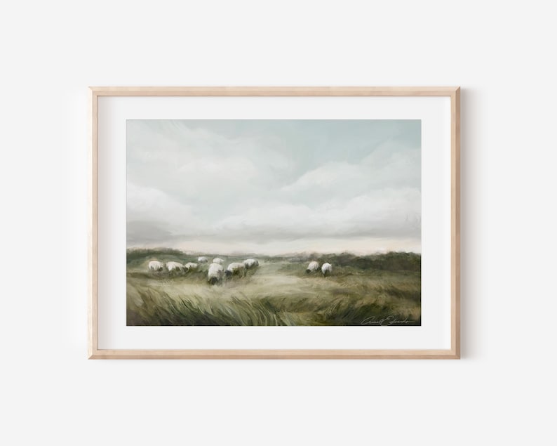 Sheep May Safely Graze - Inspirational Christian - Canvas and Art ...