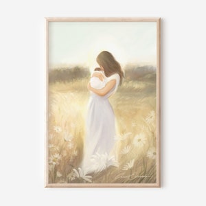 Majesty of Motherhood - Inspirational Christian - Canvas and Giclee Fine Art Prints by Ariel Edwards