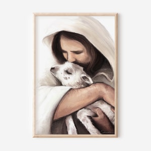 Blemished Lamb - Inspirational Christian - Canvas and Giclee Fine Art Prints by Ariel Edwards