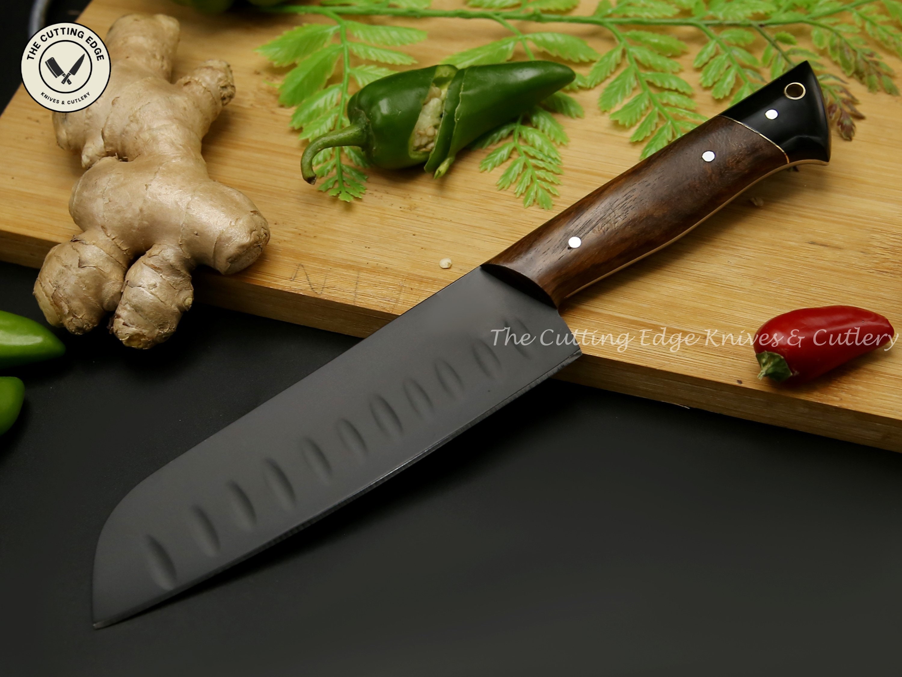 Resinwood Chef Knife Set Custom Kitchen Knife Set 4 Pcs Etsy