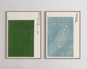 Arte mural japonés vintage para imprimir Taguchi Tomoki, impresión en madera, impresión de arte japonés, impresión de póster en madera japonés, arte minimalista japonés