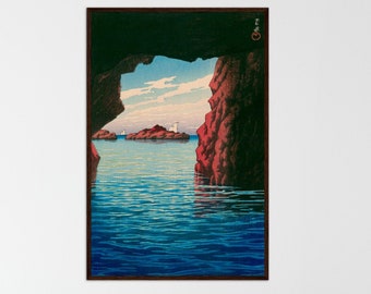 Japanese Ukiyo-e Print: Kasuga Shrine, Nara Nautical Decor