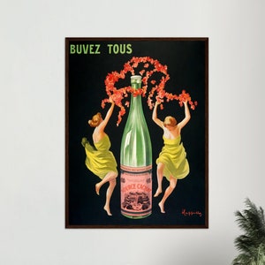 Vintage print retro advertisement poster art nouveau print retro kitchen wall decor boho advertisement wall art gift for her