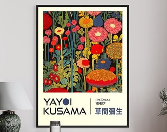 Konstnärstryck, Abstrakt konst, Poster, BlommaJapansk väggkonst, Konstnärsinspirerad japansk galleriväggkonst, Väggdekor för vardagsrum