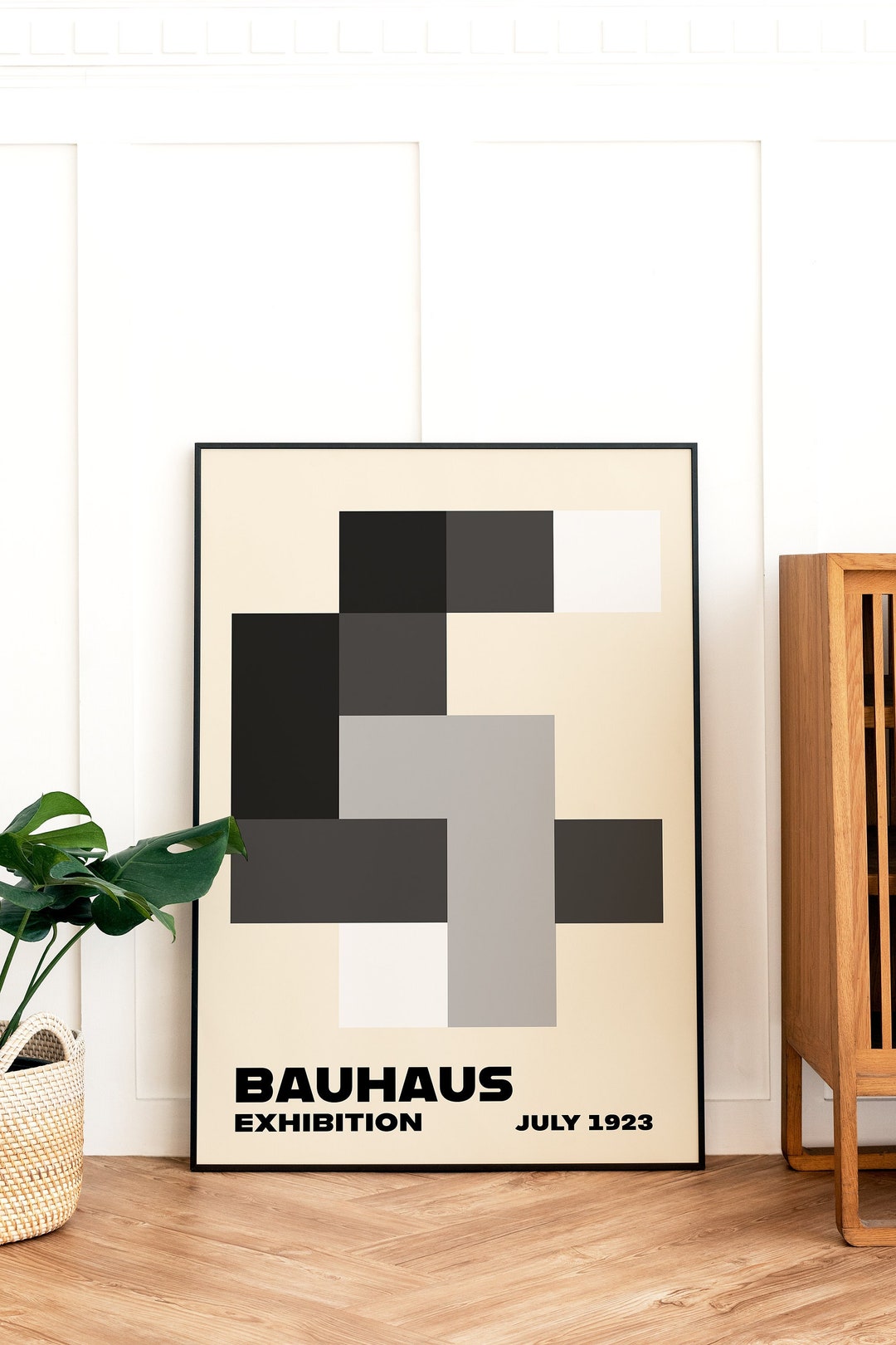 Bauhaus Exhibition Poster, Geometric Abstract Art (print) - Etsy