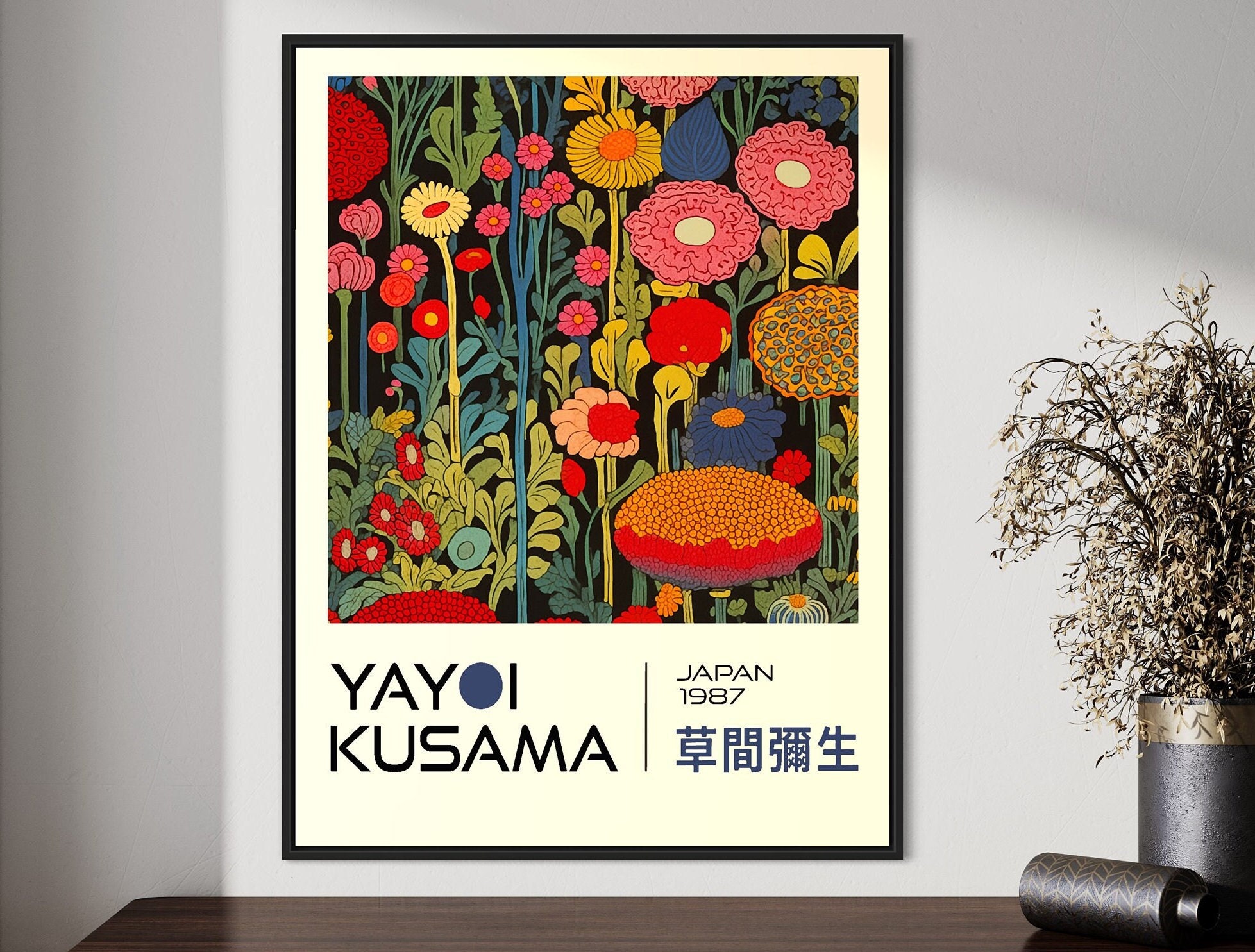 Artist Print,abstract Art, Poster, Flowerjapanese Wall Art, Artist