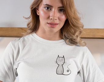 Katze / Cat Doodle Style T-Shirt