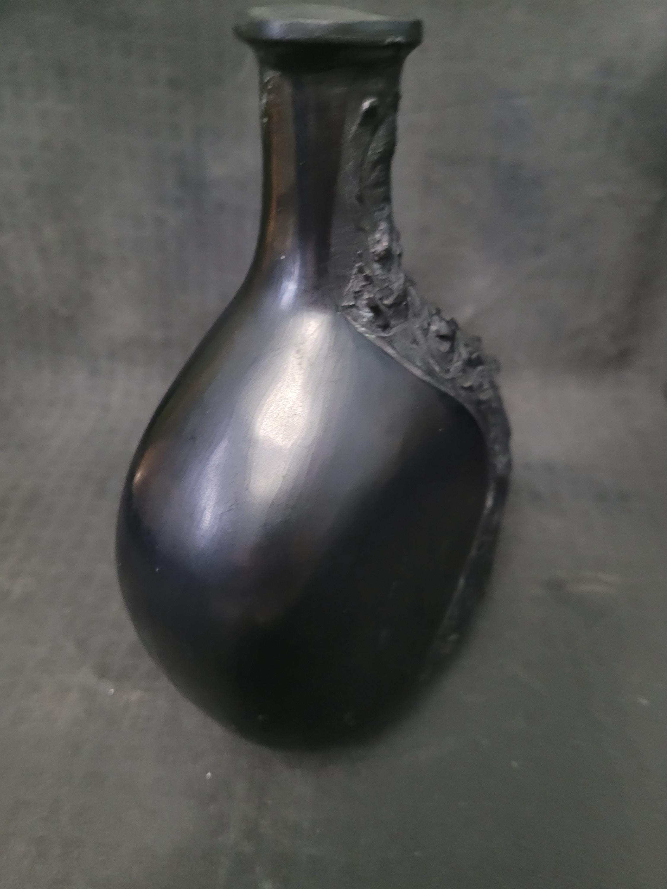 ヴィンテージ オアハカ メキシコ 黒陶器 花瓶 - Etsy 日本