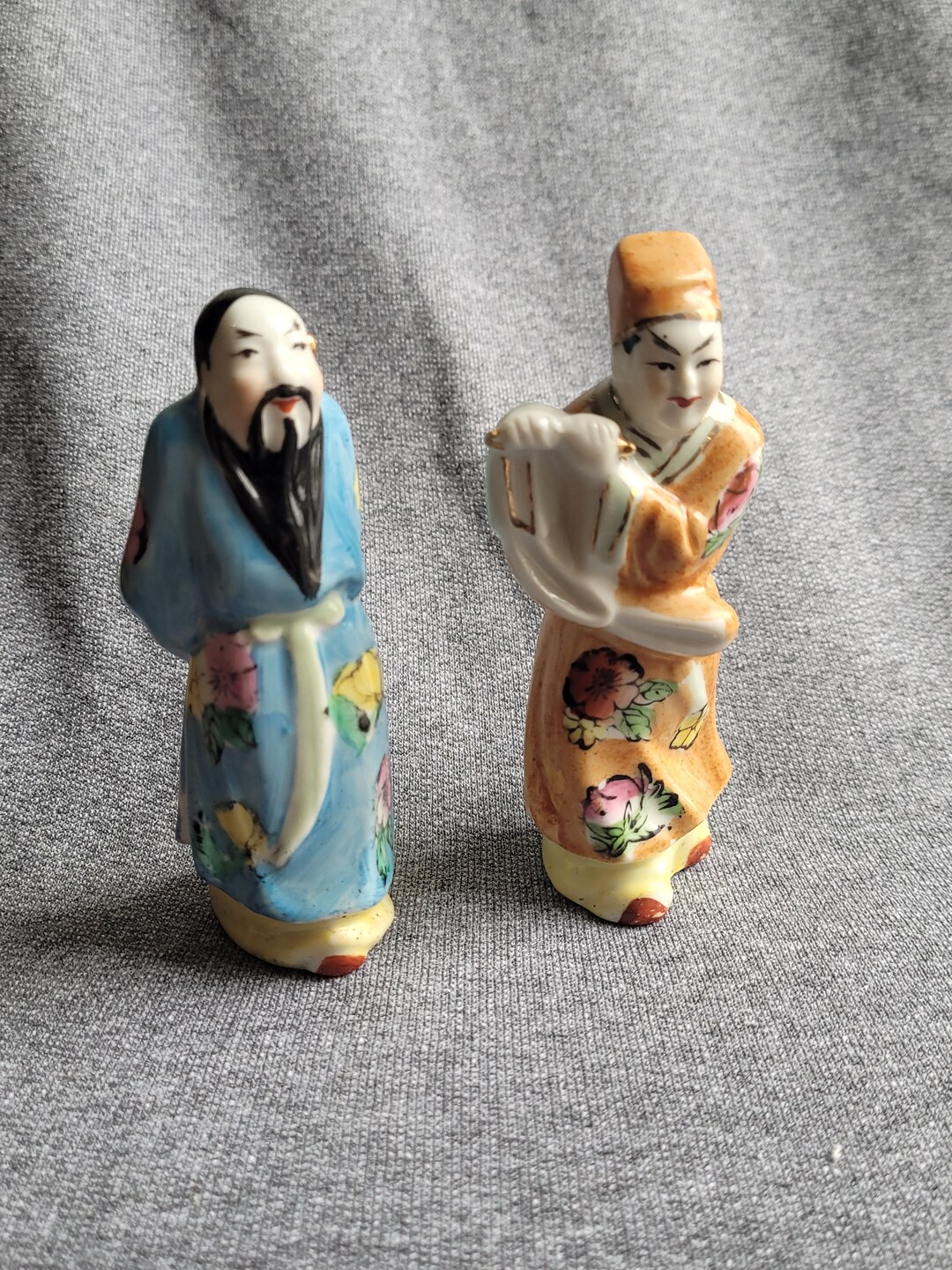 Vintage Chinese Ceramic Figures Etsy