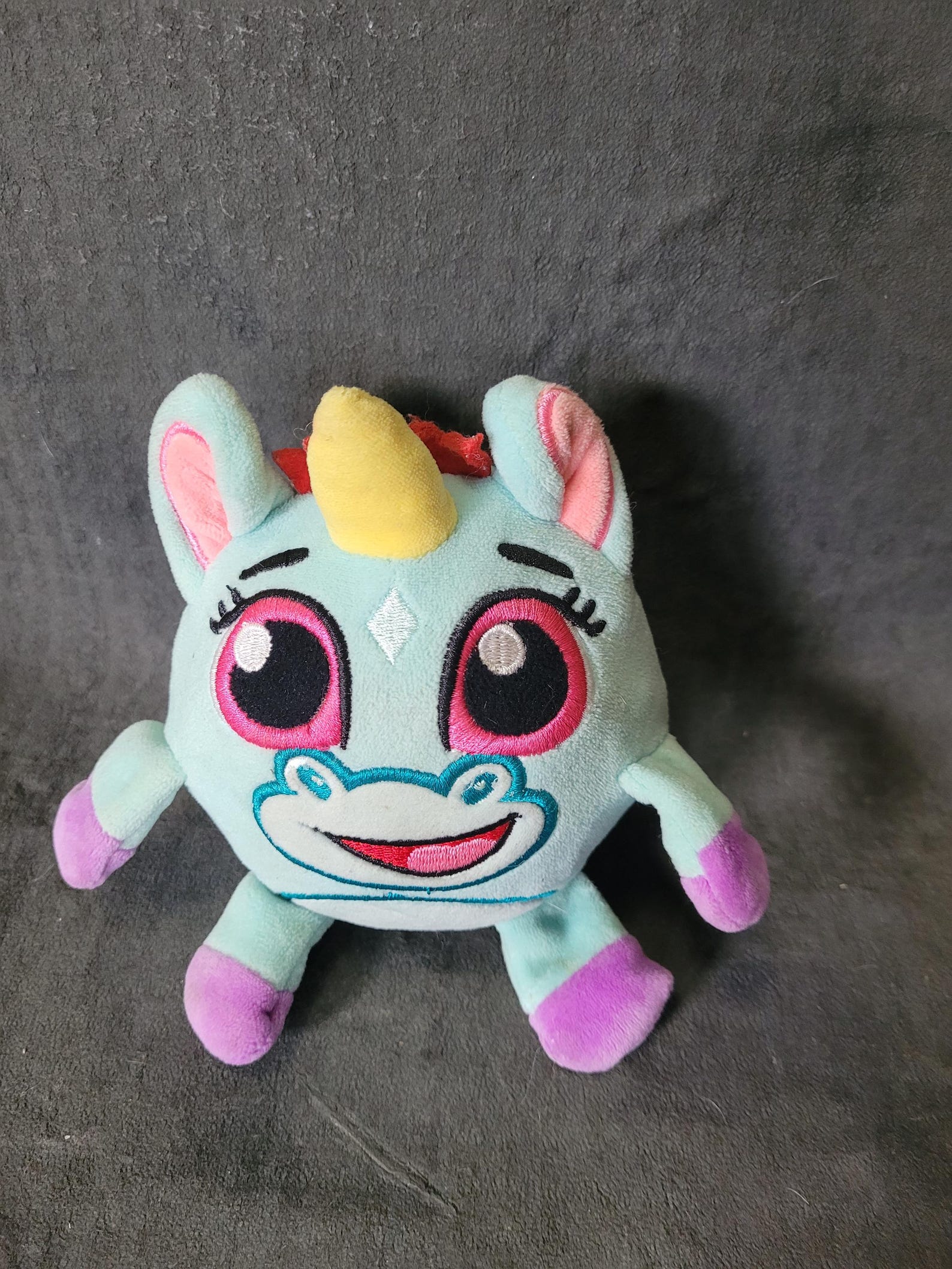 Fuzzy Friends Valentine's Stuffed Plush Toy-themed Roly Poly Pal, 7 In ...