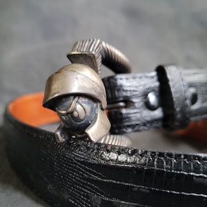 1994 Warner Bros. MARVIN the Martian genuine leather belt S/M