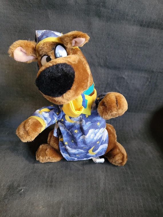 Vintage 1998 Cartoon Network Scooby-doo Nighttime Plush Toy Play