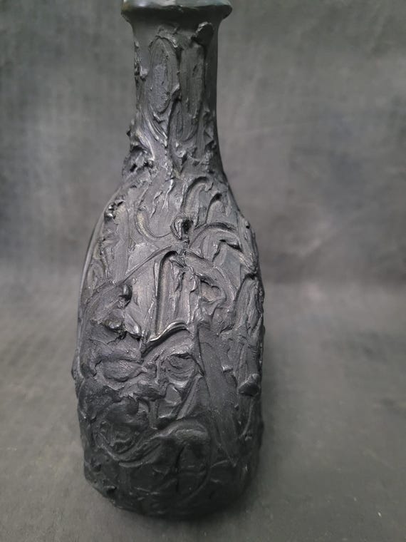 ヴィンテージ オアハカ メキシコ 黒陶器 花瓶 - Etsy 日本