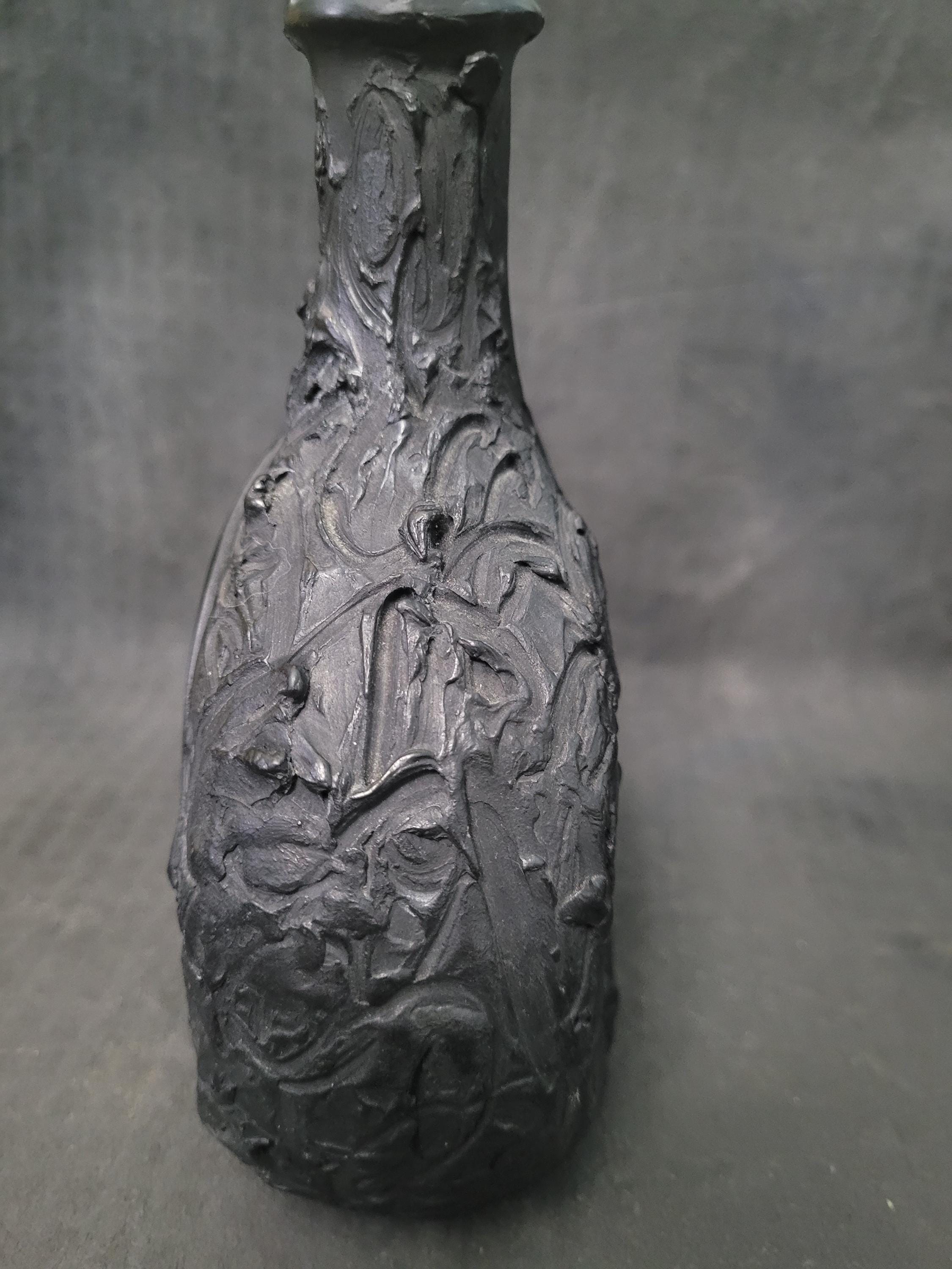 メキシコ製 黒陶器 花瓶 ヴィンテージ オアハカ メキシコ 黒陶器 花瓶 - Etsy 日本