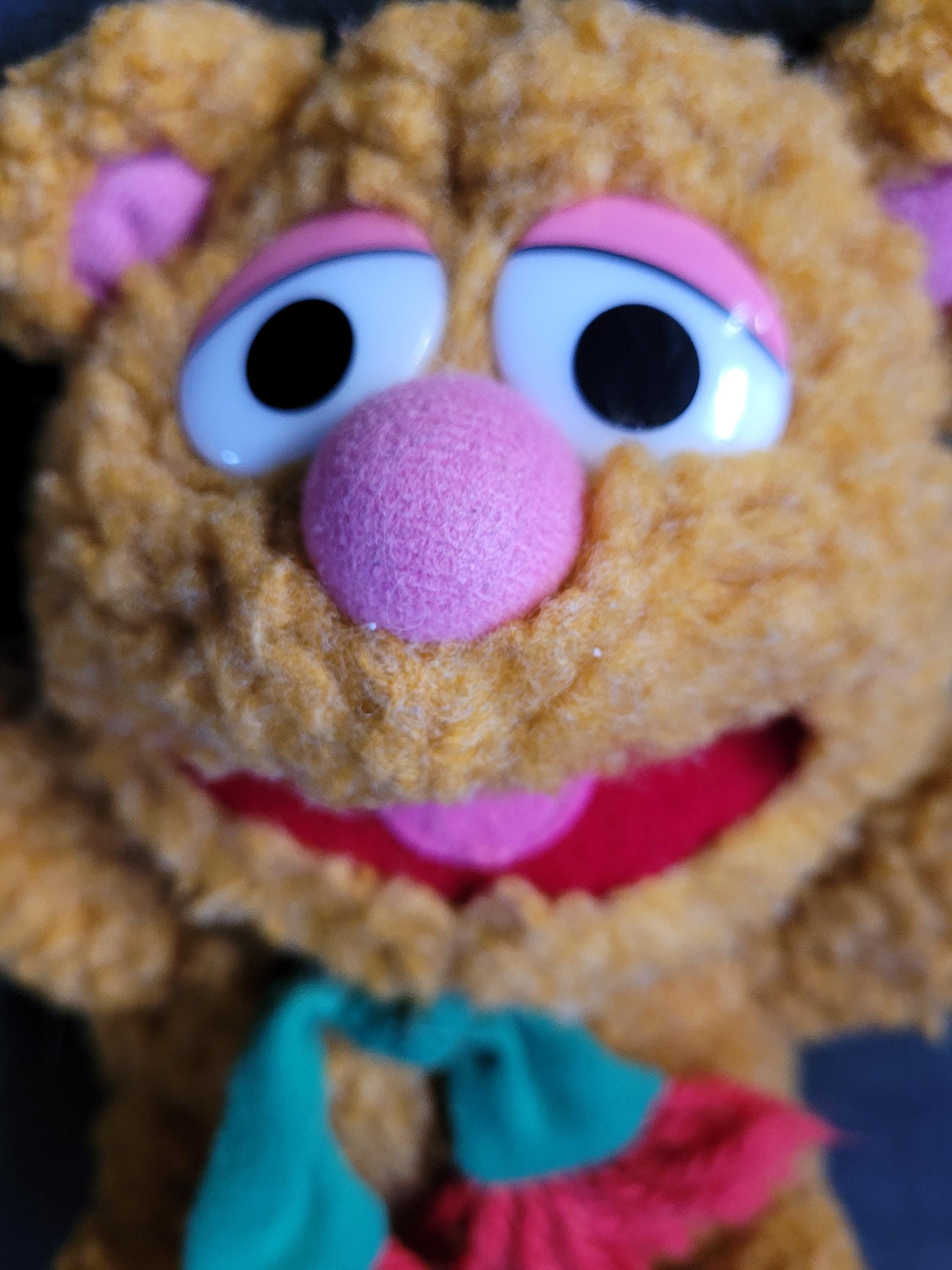 Vintage Christmas Mcdonalds Plush Muppet Babies Fozzie Bear Happy Meal 1987 8"
