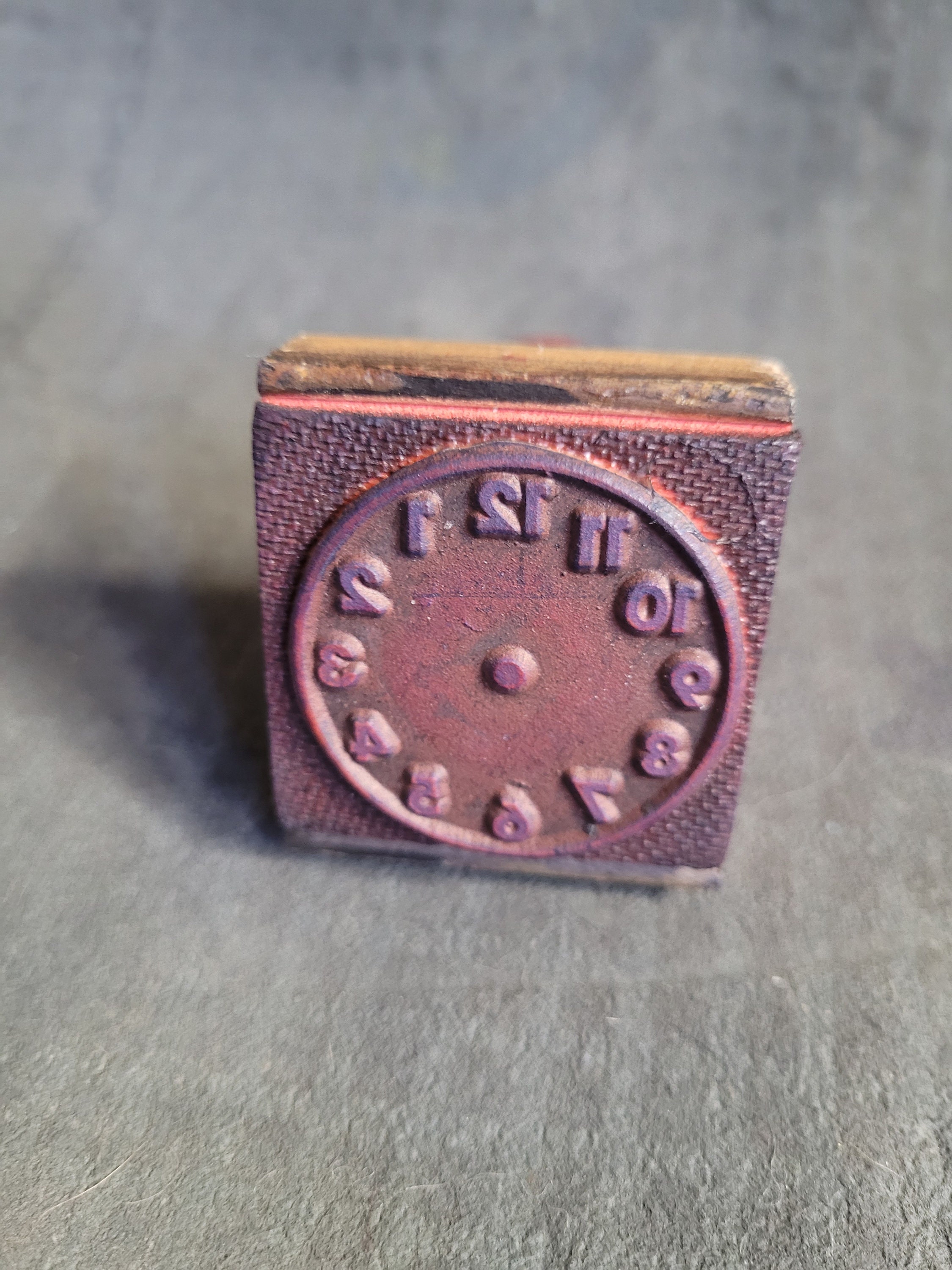 Mark Maker Teacher Clock Stamp - Etsy