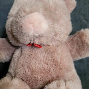 Vintage GUND Pig Piglet 9&quot; Plush Toy Stuffed Animal 1986 Made in Korea