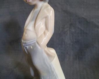 Vintage Tengra collectible handmade in Spain porcelain wayward boy figurine