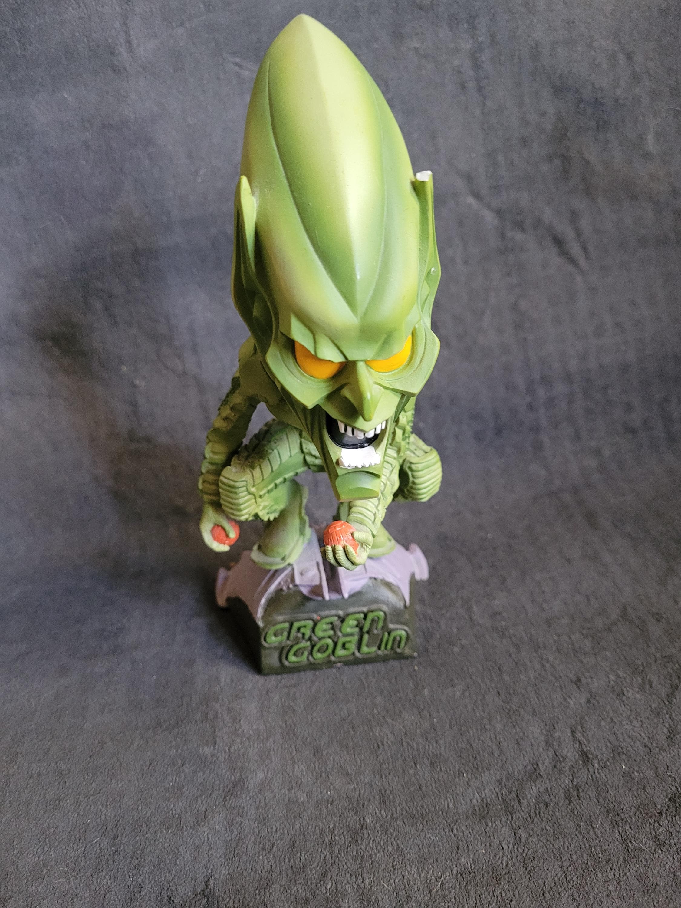 Spiderman Green Goblin Head Knockers 2002 Bobblehead (small