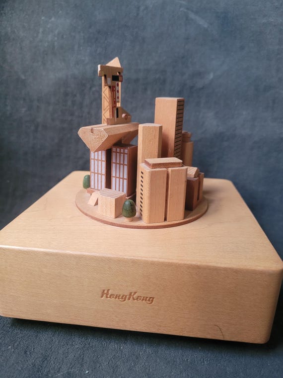 Wooderful Life 木製オルゴール、香港、音楽だけが街を回転しません