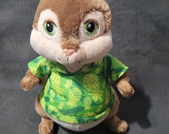 Alvin The Chipmunk Animated Hula Hoop Musical Santa Plush