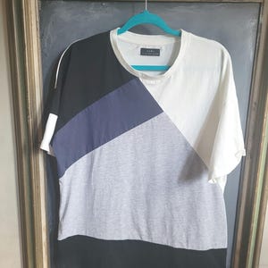 Zara Cotton Tee Asymmetric Design - Size L