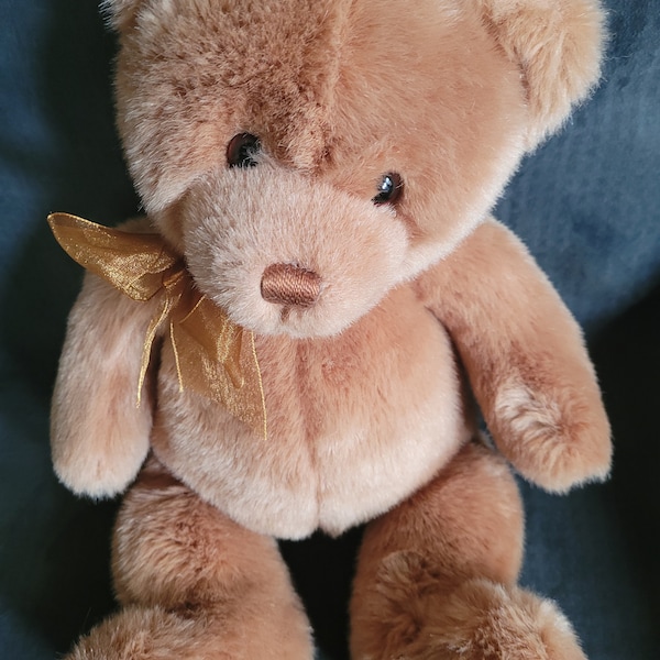 Vintage Gund Tender Teddy Plush 80’s Tender Teddy #6413