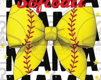 Softball Mama PNG PDF SVG