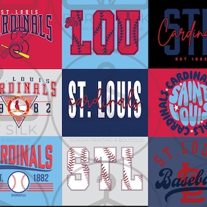 St.Louis Cardinals Designs PNG SVG AI Adobe Illustrator, Graphic Tshirts