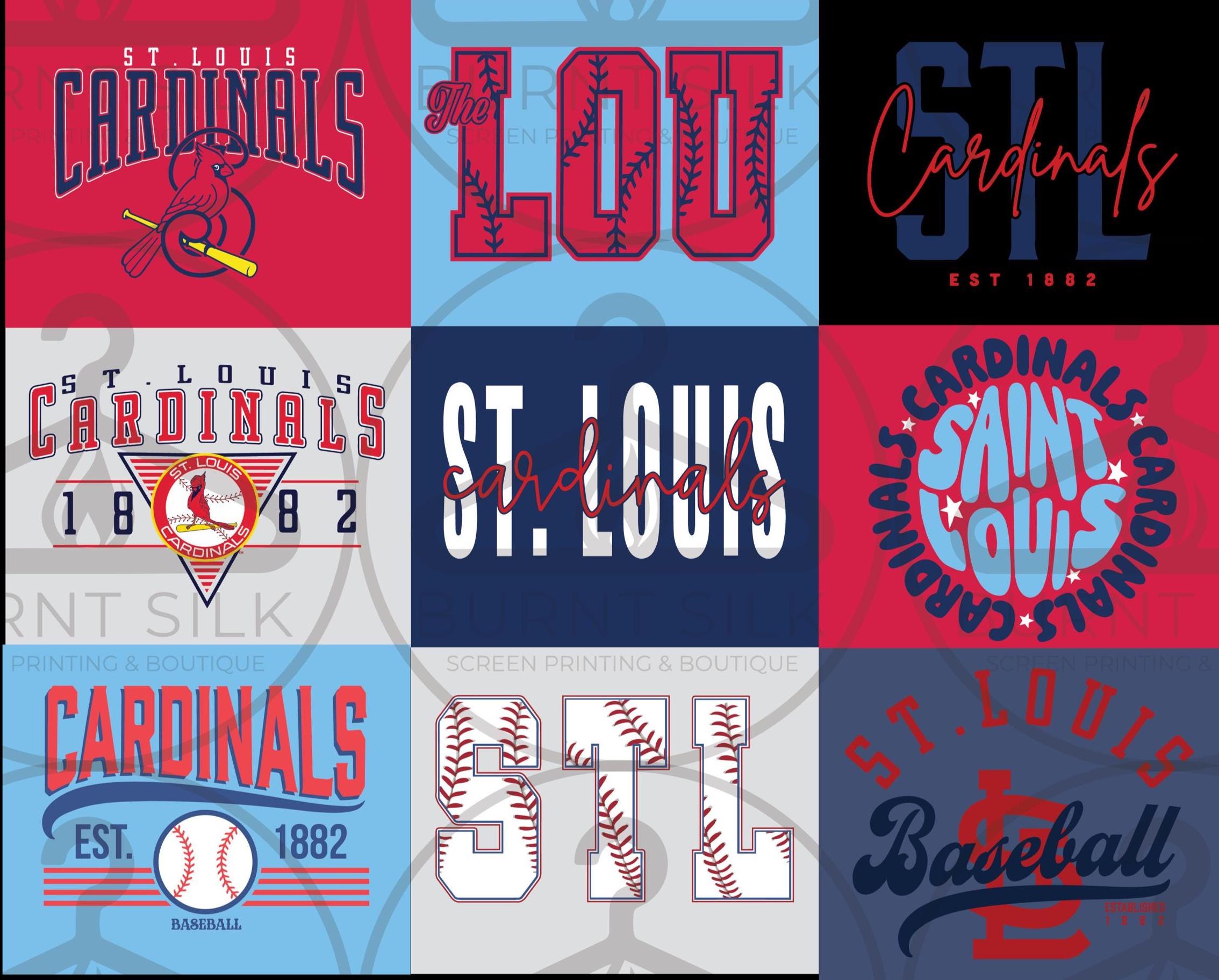 St. Louis Cardinals Designs PNG SVG AI for Graphic T‑Shirts & Cricut