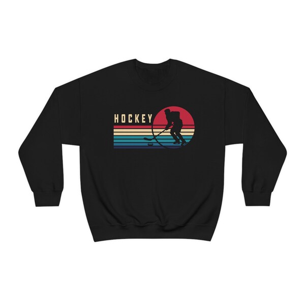 Retro Hockey Wheelin' - Crewneck Sweatshirt