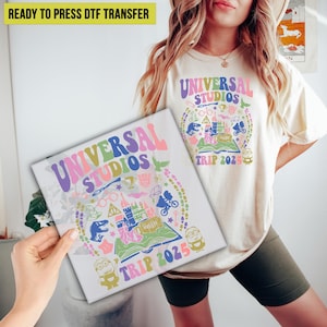 2025 Universal Studios Family Trip Ready to Press,  Wizard House  DTF Transfer, High Quality,  Heat Transfer, Direct to Film P039