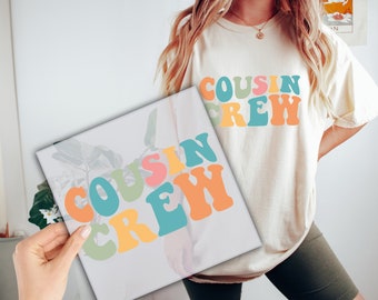 Cousin Crew Ready to Press,  Cousin Trip  DTF Transfer, Cousin Maching High Quality,  Cousin Heat Transfer, Cousin Direct to Film P054