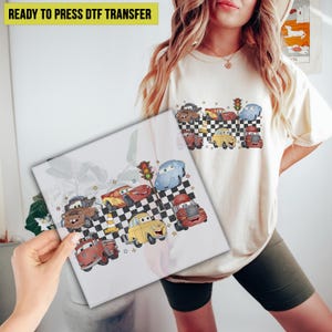 Disney Cars Merry Christmas DTF Transfer,Christmas Ready to Press,DTF Print,Xmas Direct to Film,Shirt Transfer, Christmas Heat Transfer,P330