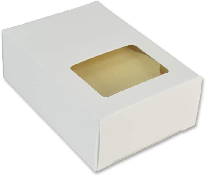 50 CYP Kraft or White Rectangle Window Soap Box - Homemade Soap ...