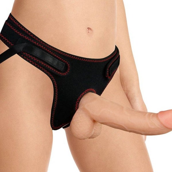 Gode Ceinture Strap-on 17 x 4cm ou 12.5 x 4cm Sextoy Femme Gode Réaliste