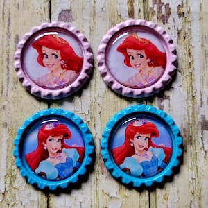 Centres de nœuds pour bouchons de bouteille, lot de 2 bouchons, modèle au choix, idéal pour décorer des nœuds pour cheveux, des bijoux ou du scrapbooking