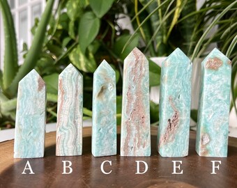 Blue Aragonite Tower/Obelisk
