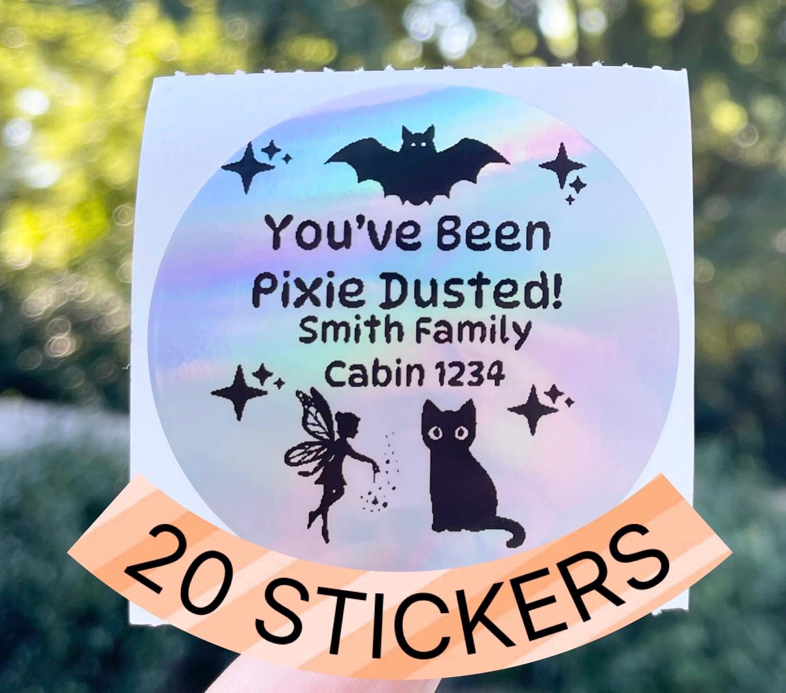 Pixie Dust Sticker Examples 20 Pixie Dusting Stickers - Etsy