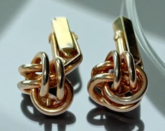 Swank Celtic Knot Cufflinks Vintage