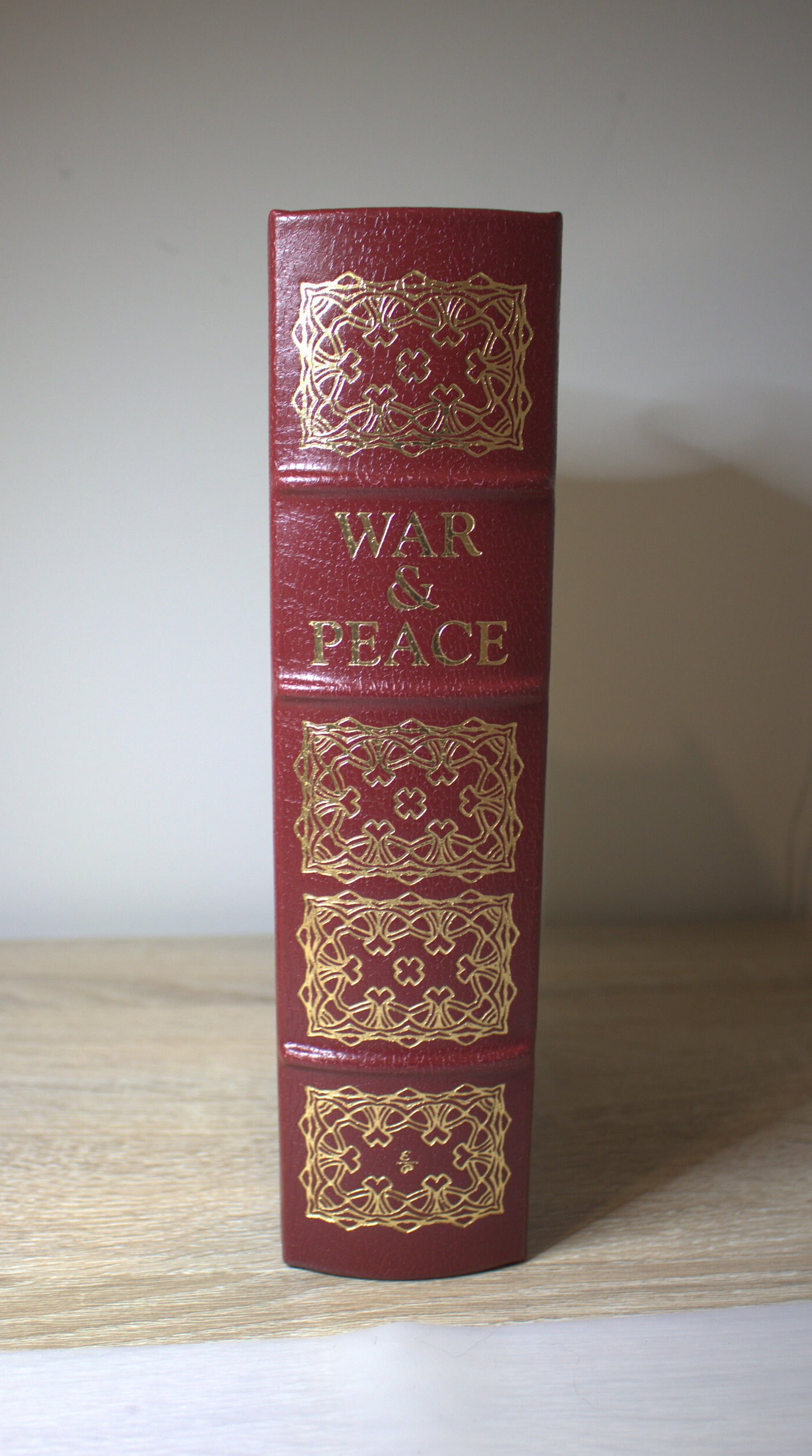 Krieg und Frieden, Easton Press Edition (1981), Vintage, Buch, Sammlerstück, Dekor, ideal für Geschenke.